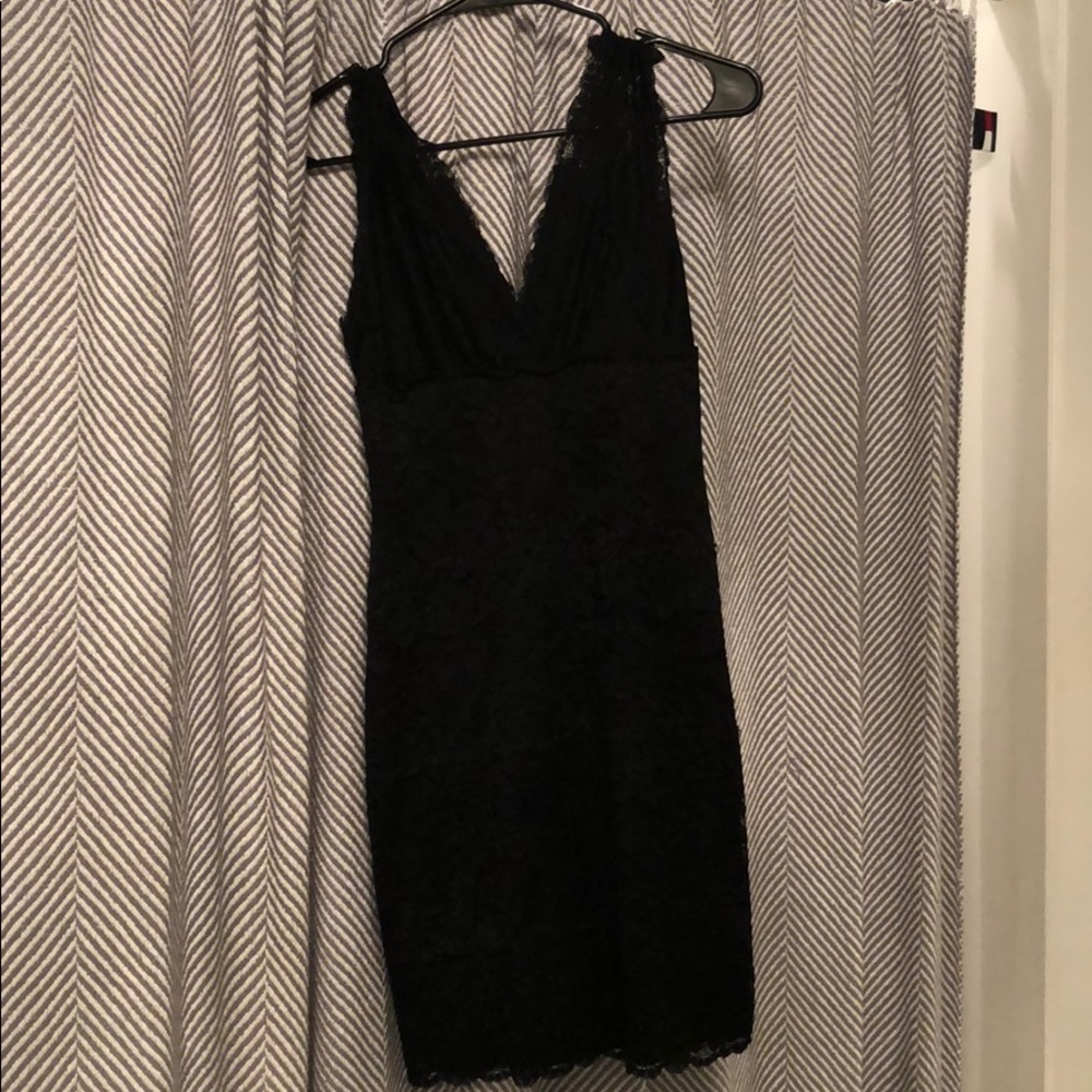 Guess Lace formal black dress
